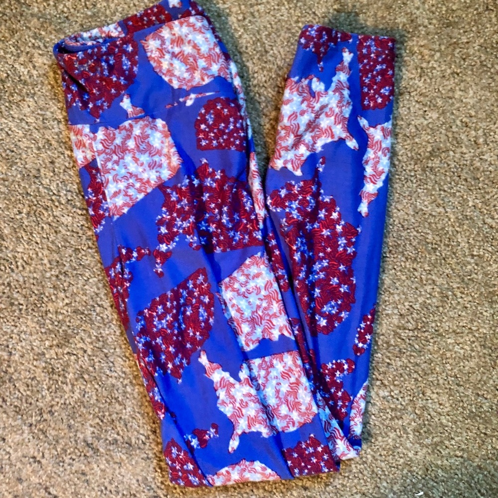 New Lularoe Americana OS Leggings